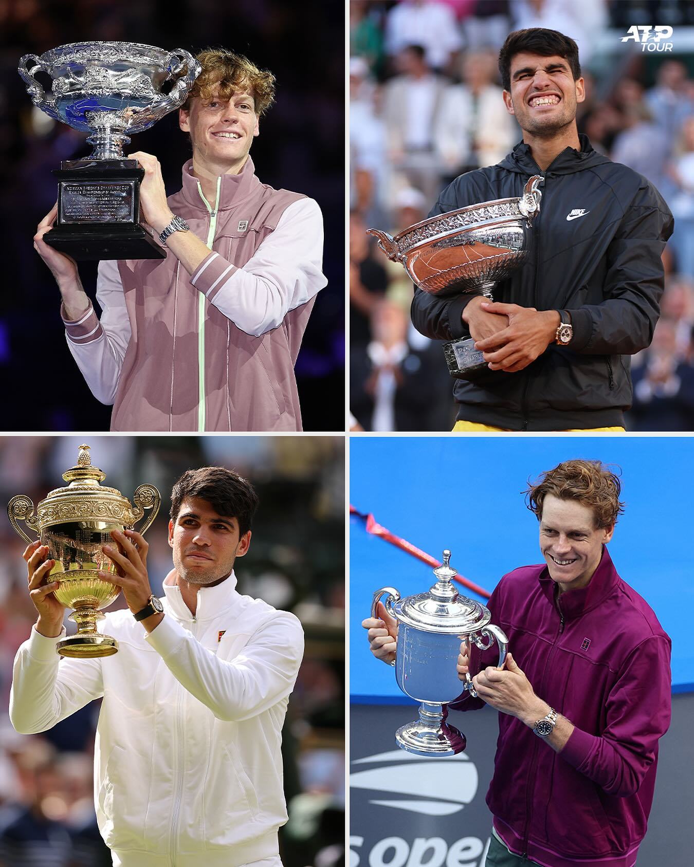 澳网完胜温网，鲁德统治全场